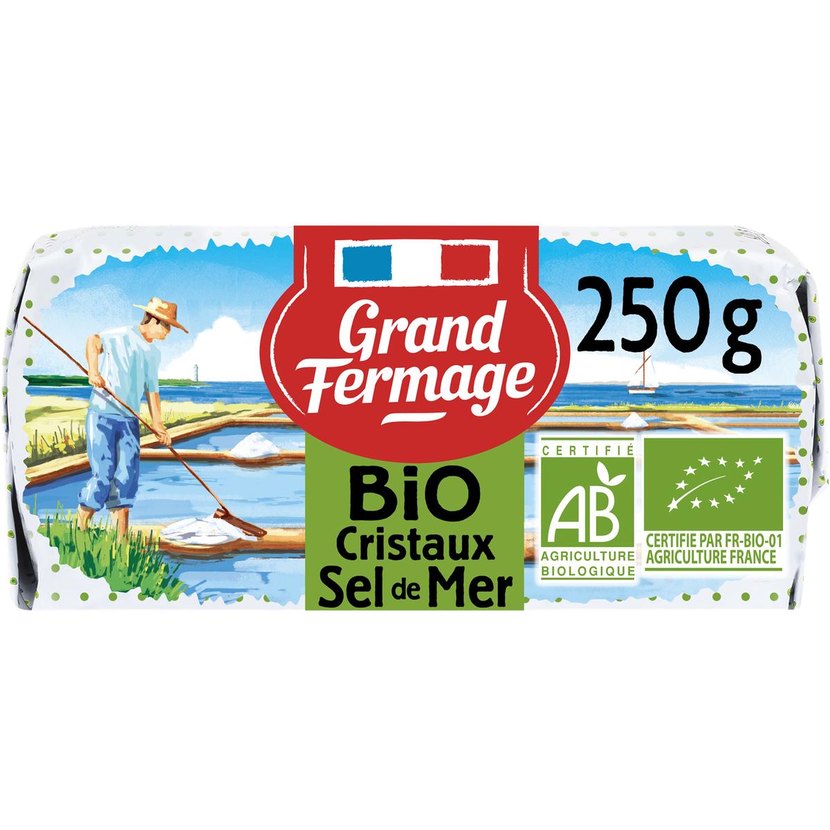 3523230029315 - Grand Fermage - Beurre bio cristaux de sel de mer de Noirmoutier
