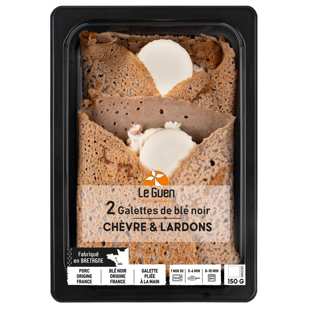 3700009279915 - LeGuen - Galettes de Blé Noir Chèvre & Lardons
