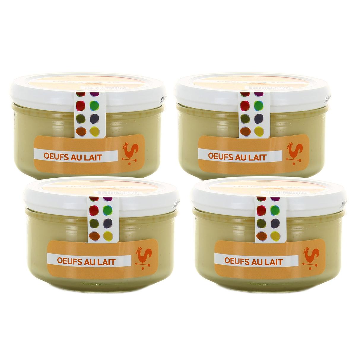 2050000391316 - Les Petites Laiteries - Petit Pot d'Oeufs au Lait - Lait de vache pasteurisé