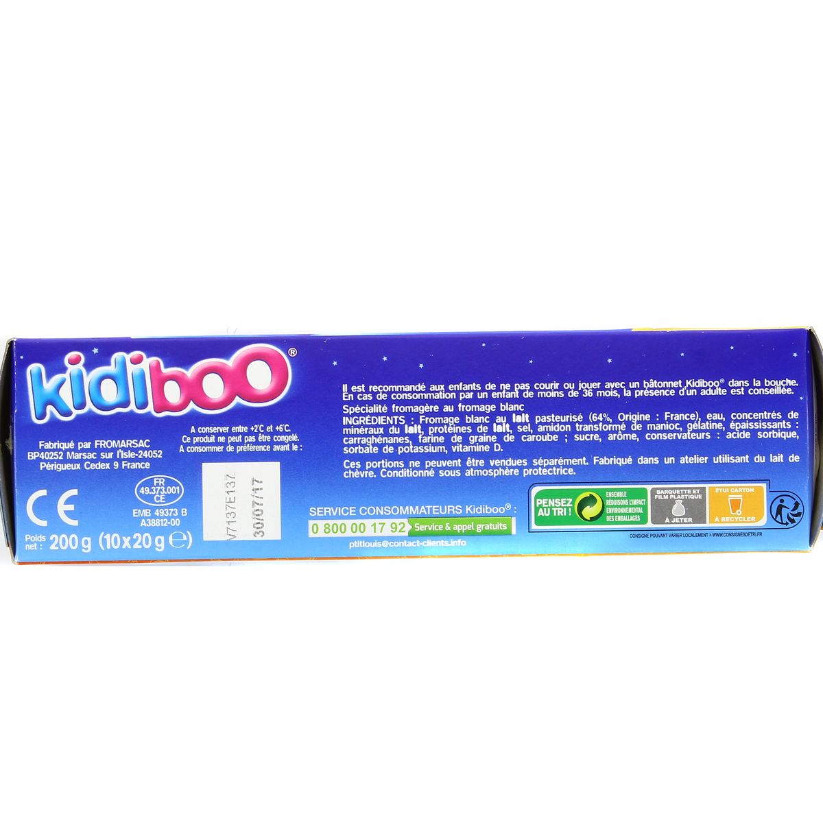 3175360003316 - Kidiboo - Bâtonnets au fromage blanc
