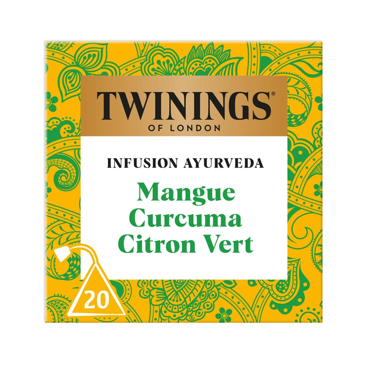 5055953903316 - Twinings - Infusion Ayurveda Mangue Curcuma et Citron Vert