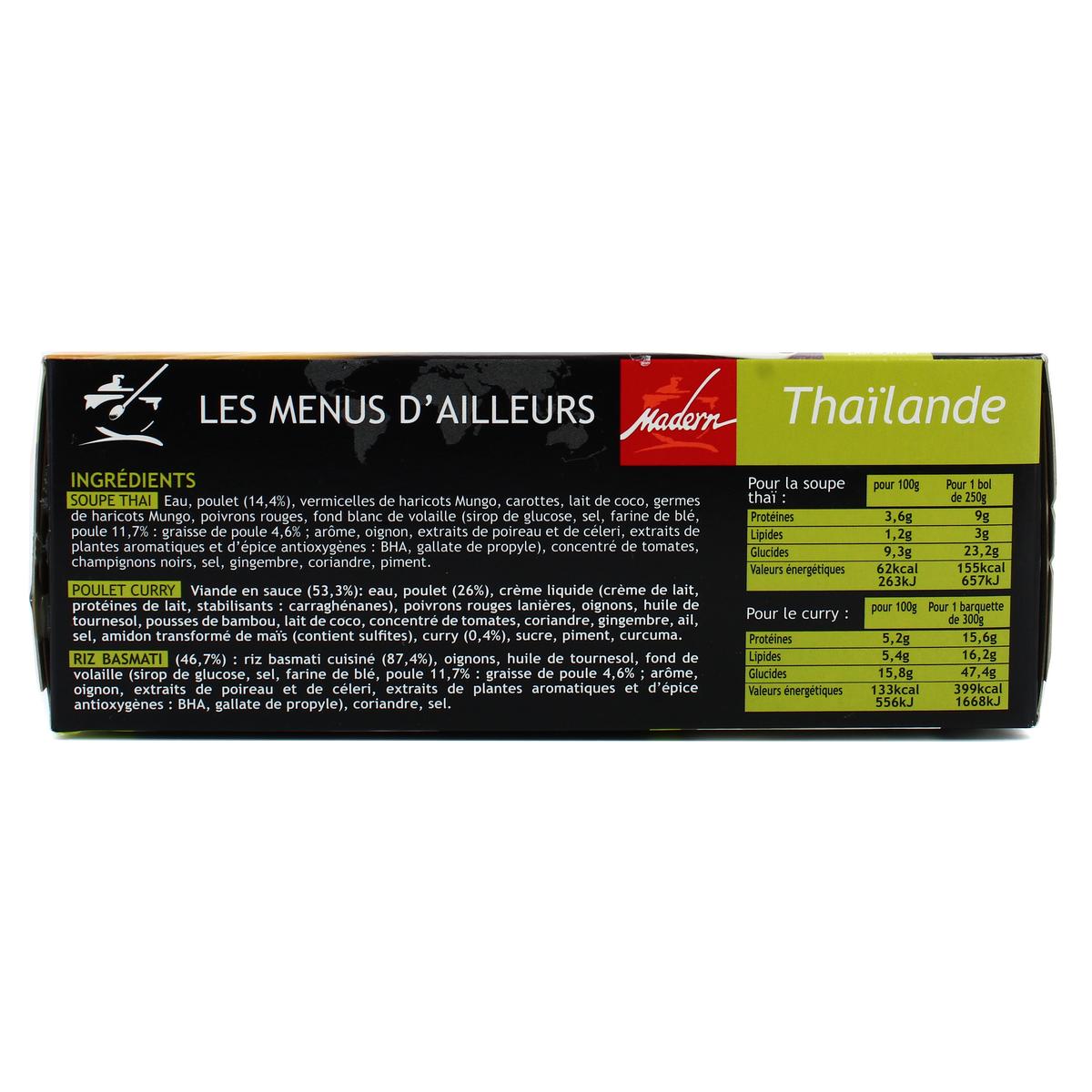 3355570003416 - Madern - Menu Thailandais