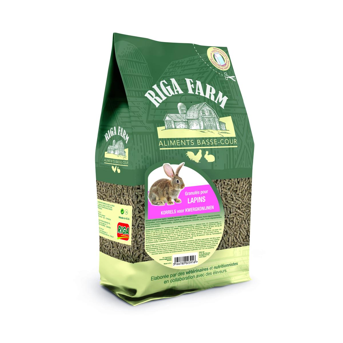 3166780023916 - Riga Farm - Granulés pour Lapins