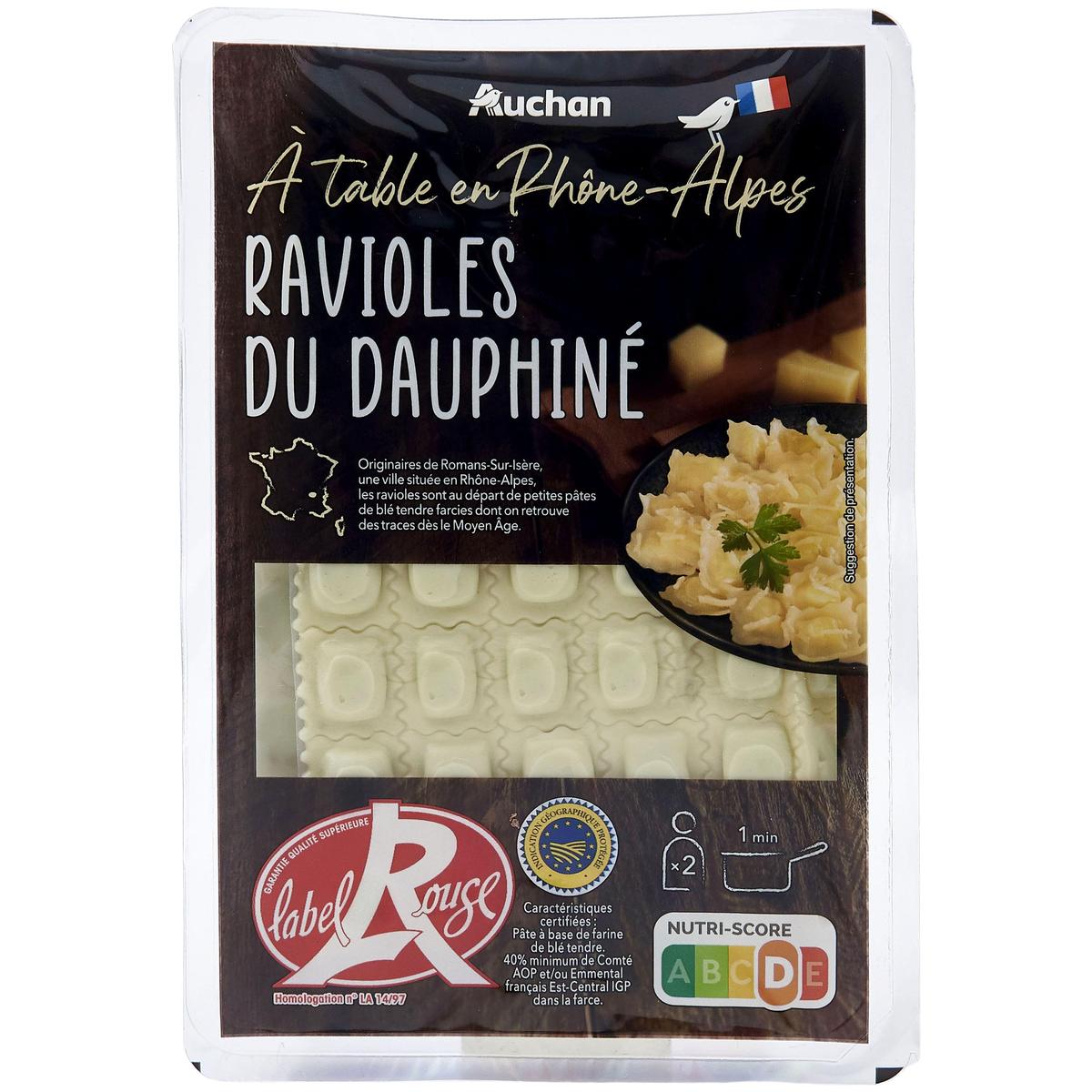 3596710214716 - Auchan Terroir - Ravioles du Dauphiné IGP Label Rouge
