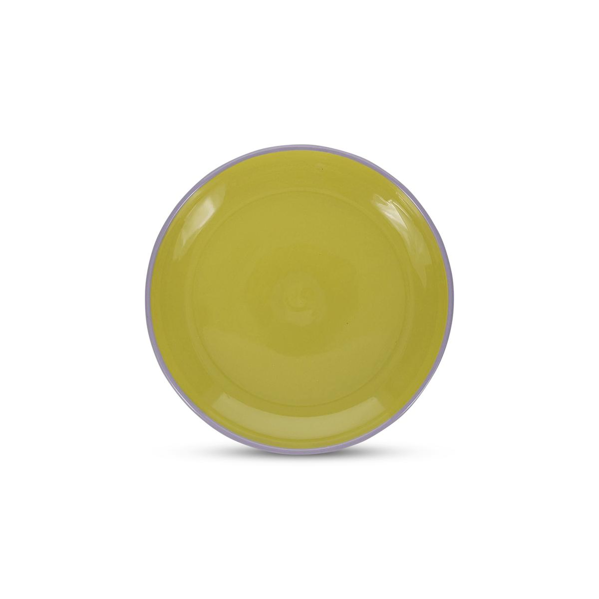 5410595776016 - Collection Duo - Assiette plate 18xH2,5cm vert/violet Duo