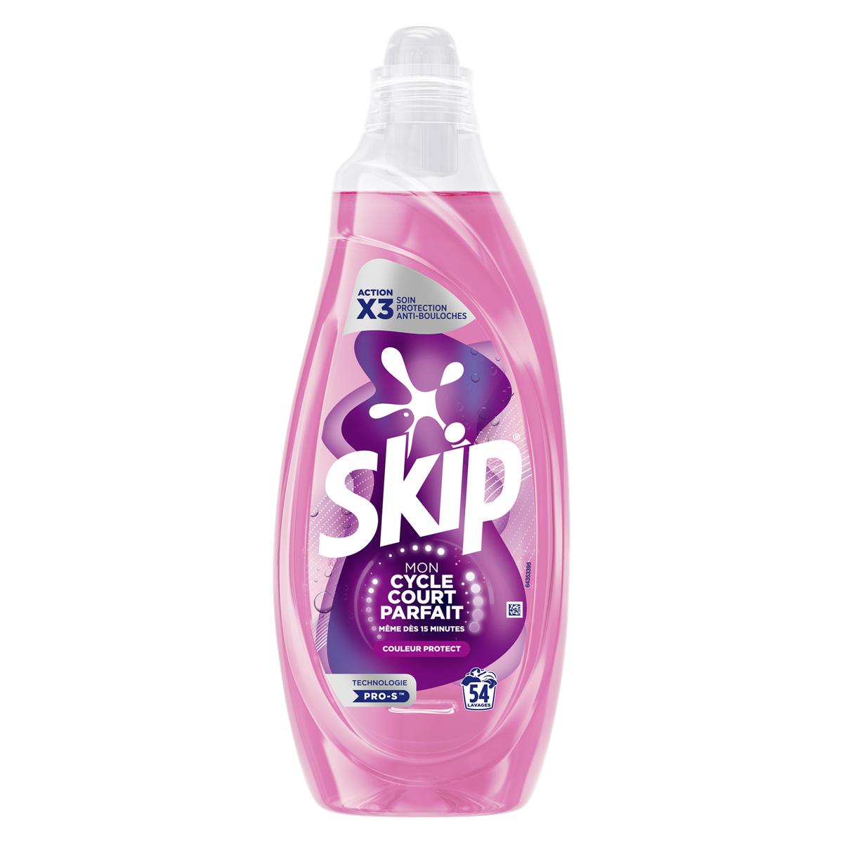 8720181516016 - Skip - Lessive Liquide Cycle court Couleur Protect