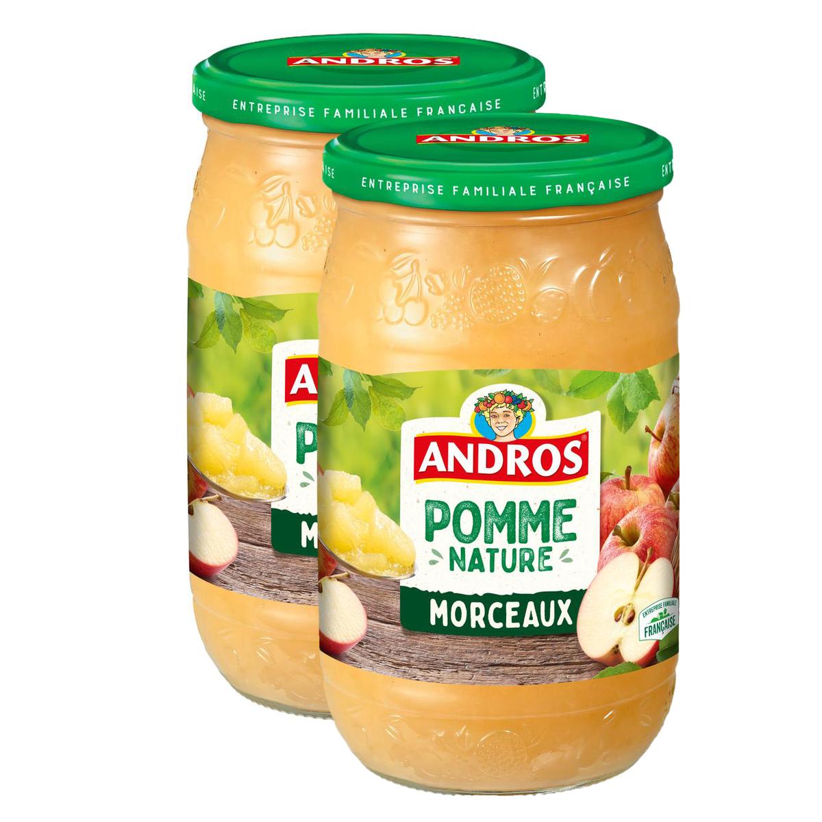 2050000107016 - Andros - Compote de Pomme avec morceaux