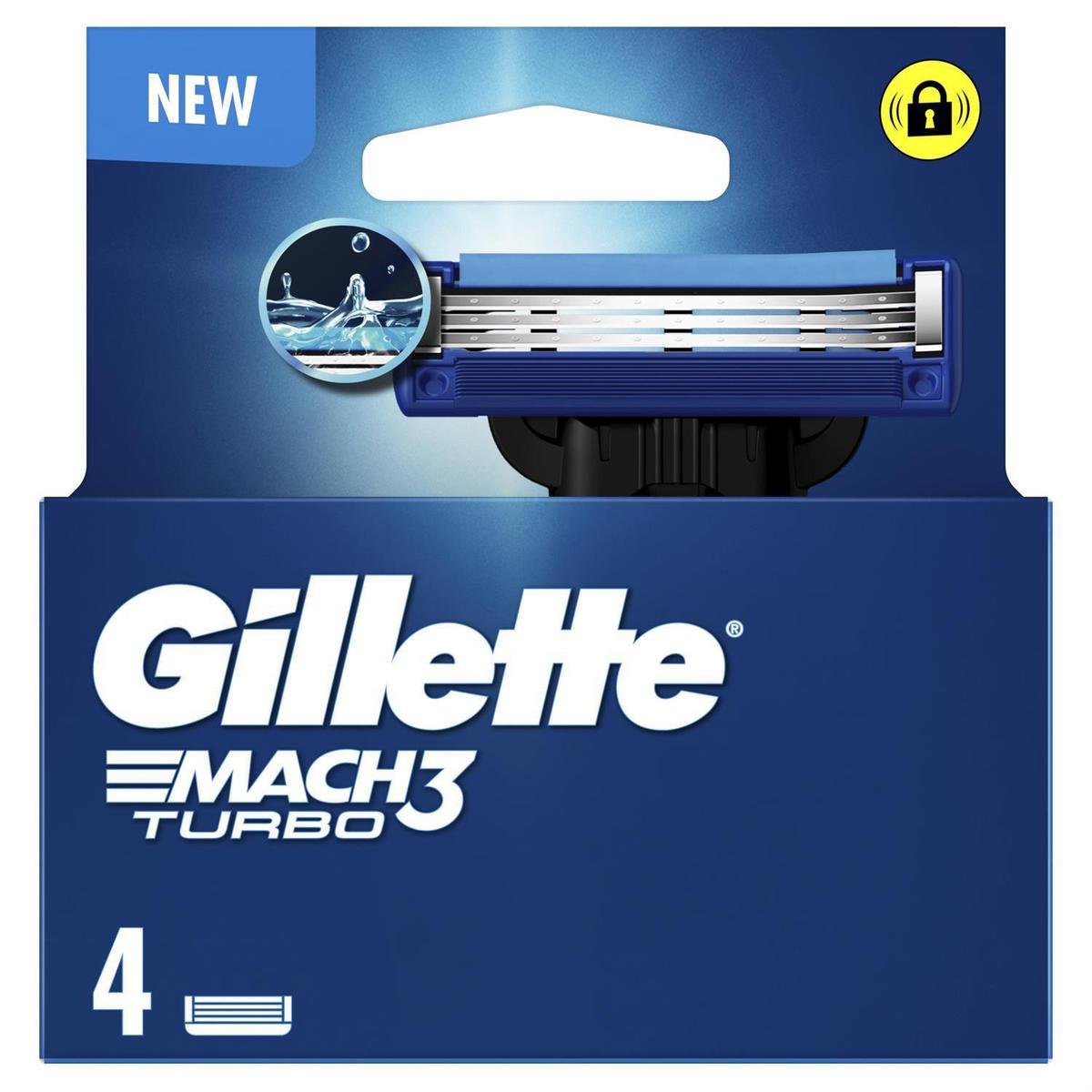 8001090429216 - Gillette Mach3 - Lames de rasoir Gillette Mach3