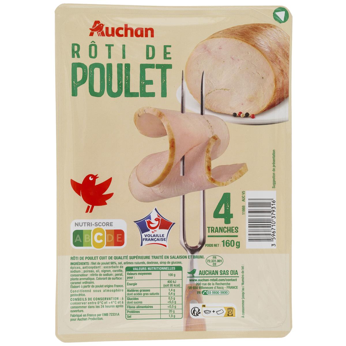 3596710379316 - Auchan - Rôti de Poulet