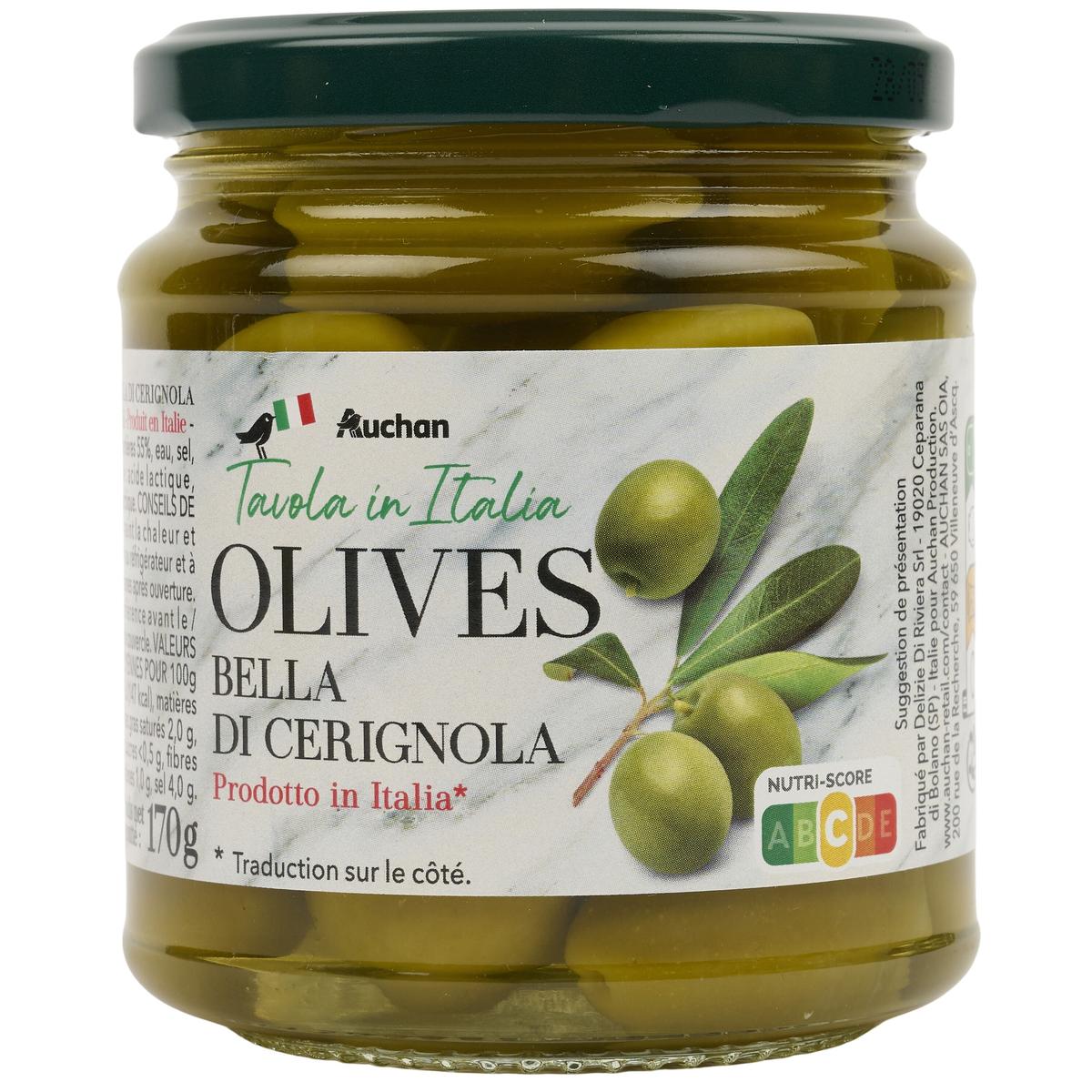 3596710540617 - Auchan Tavola In Italia - Olives vertes Bella di Cerignola