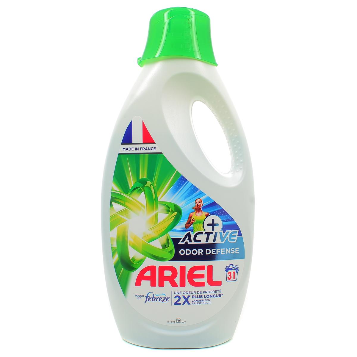 Livraison à domicile Ariel Lessive Liquide Active Odor Defense, 1,395L