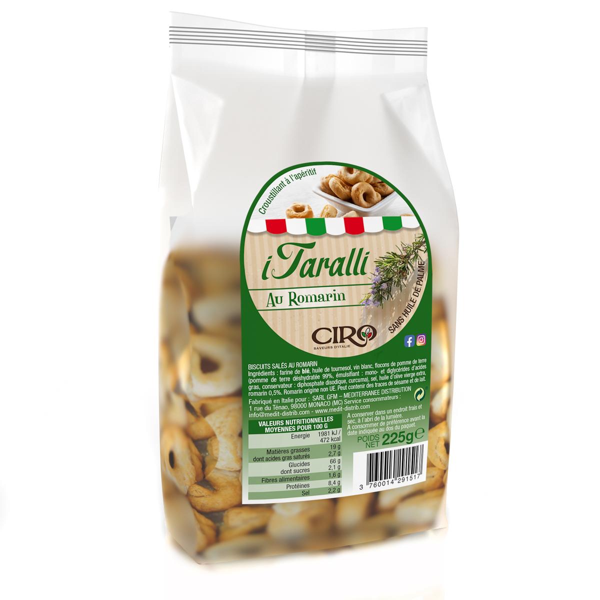 3760014291517 - Ciro - Taralli Romarin