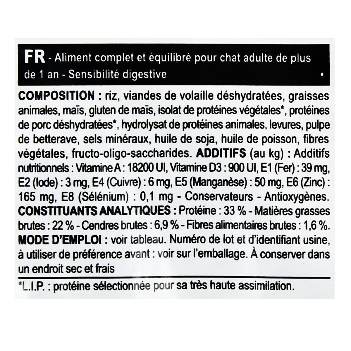 3182550702317 - Royal Canin - Croquettes Sensible 33 Digestion Optimale pour Chat Adulte