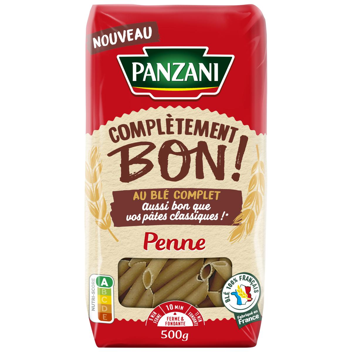 Penne au blé complet - Panzani - 500 g