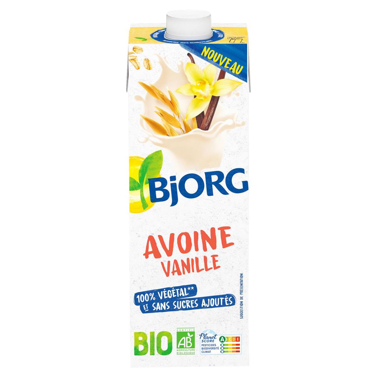 3229820804217 - Bjorg - Avoine Vanille Boisson Végétale Sans Sucres Ajoutés Bio