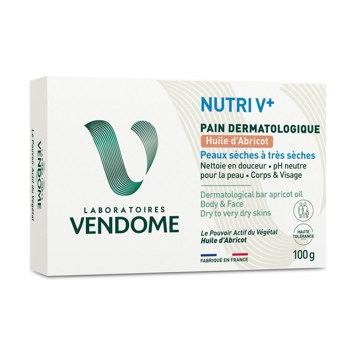 3549623005117 - Vendôme - Savon Pain dermatologique huile d'abricot peaux sèches à très sèches