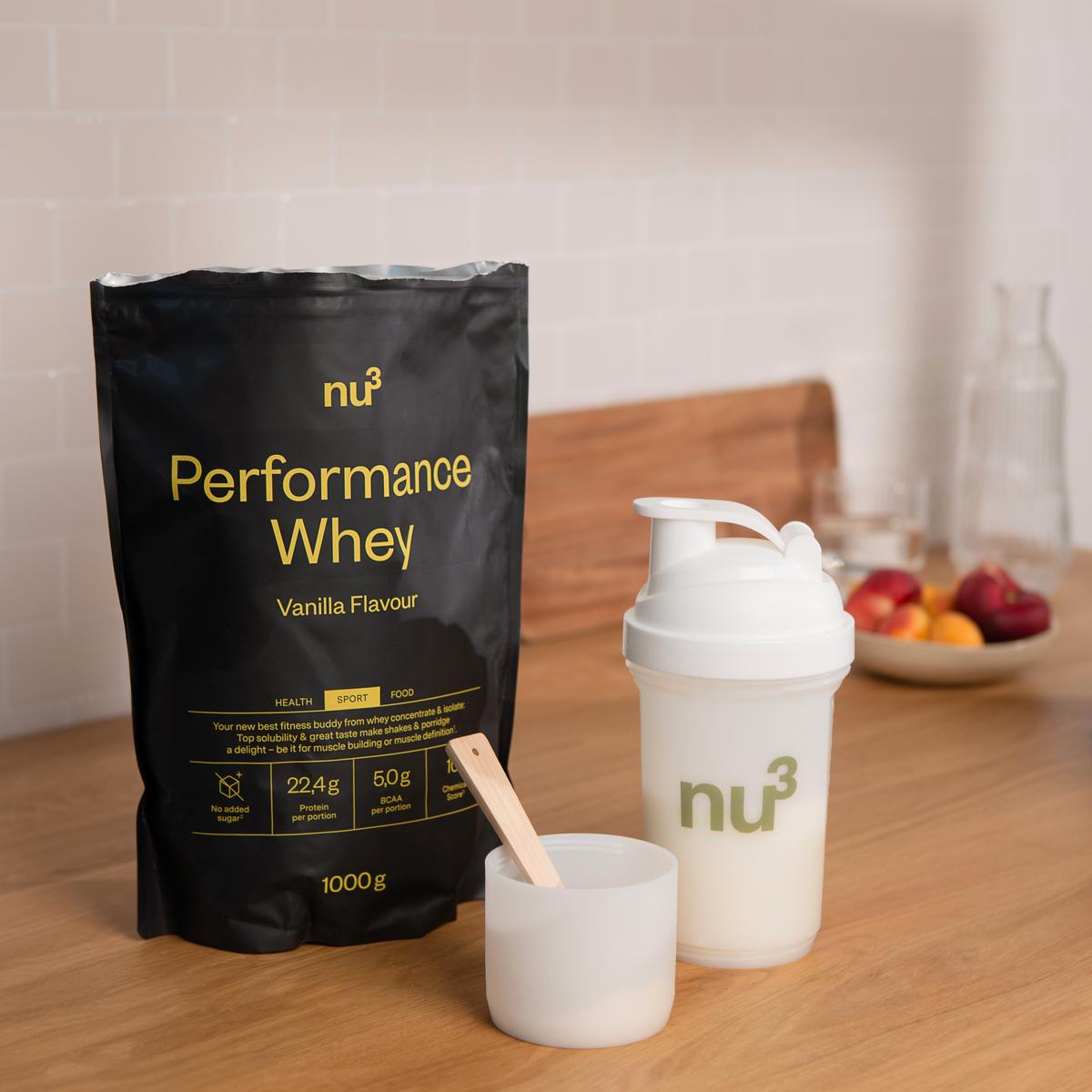 4260289446517 - NU3 - Complément alimentaire protéine vanille FIT - Performance Whey