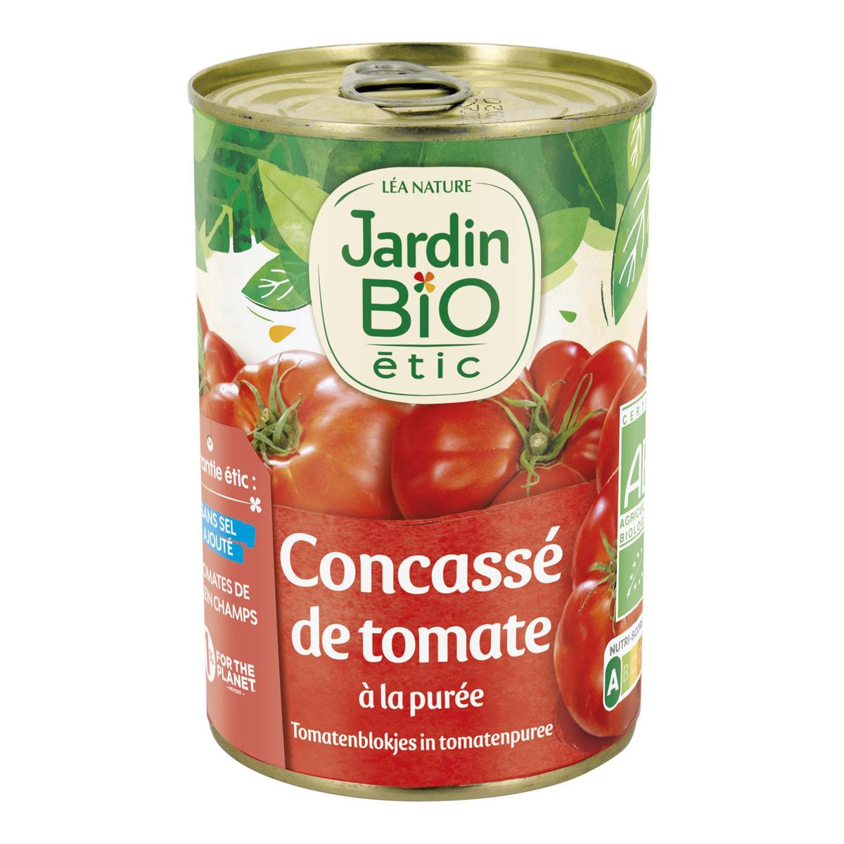 3456300007817 - Jardin Bio Etic - Concassé de Tomate en Morceaux Bio sans sel ajouté