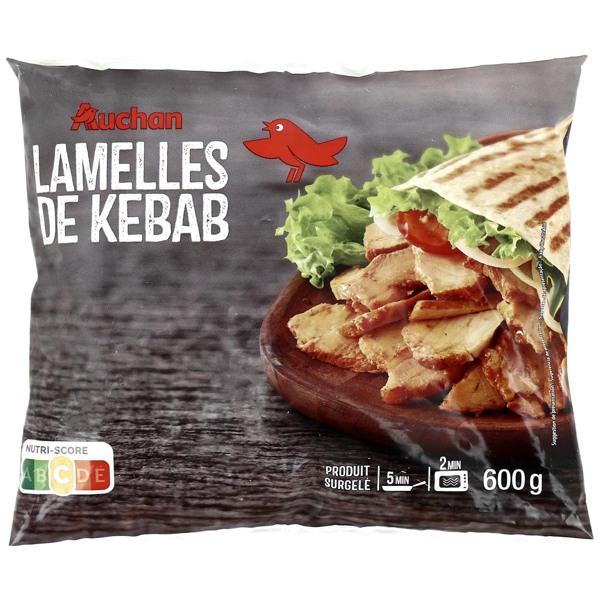 3596710548217 - Auchan - Lamelles kebab
