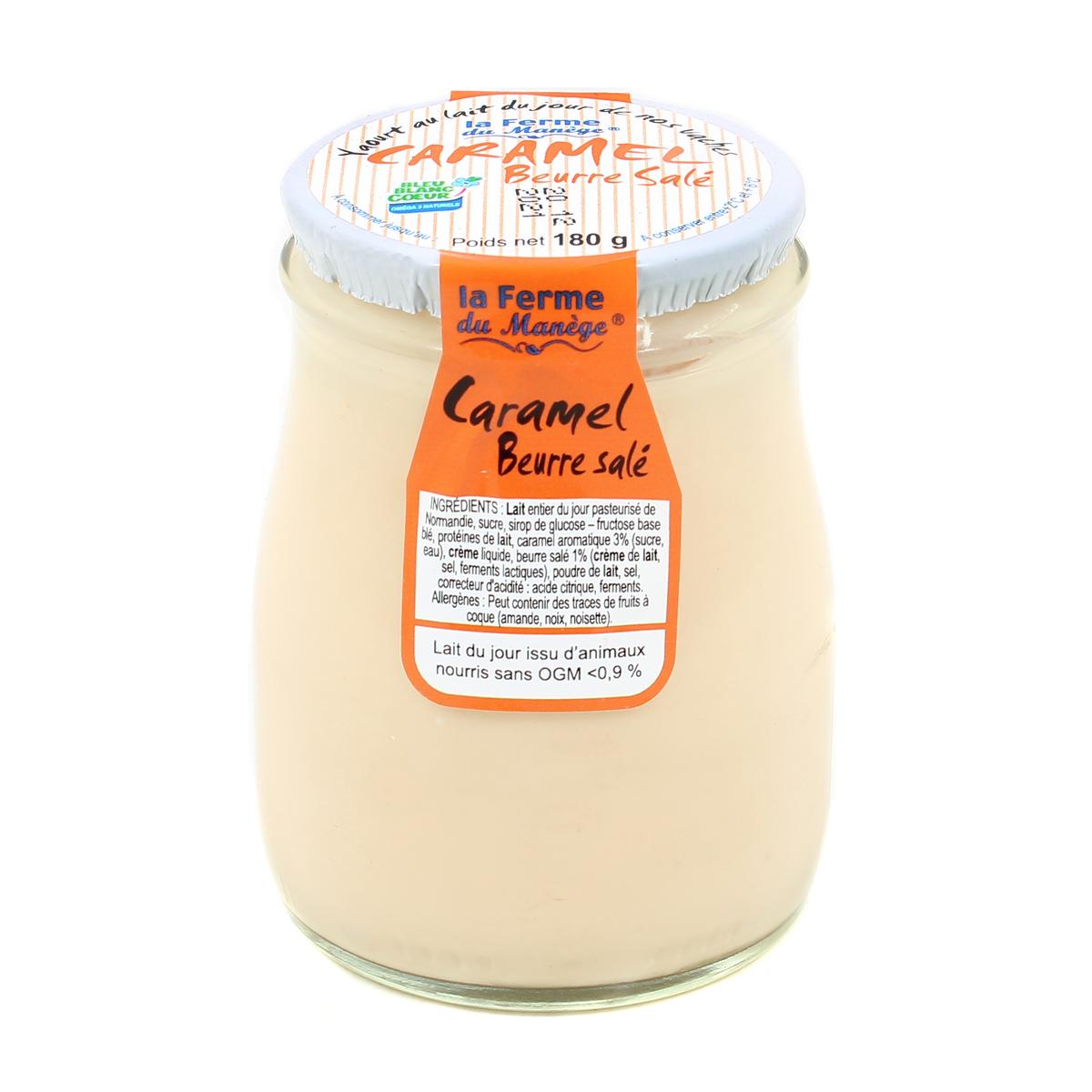 Yaourt au caramel beurre salé - recette en yaourtière