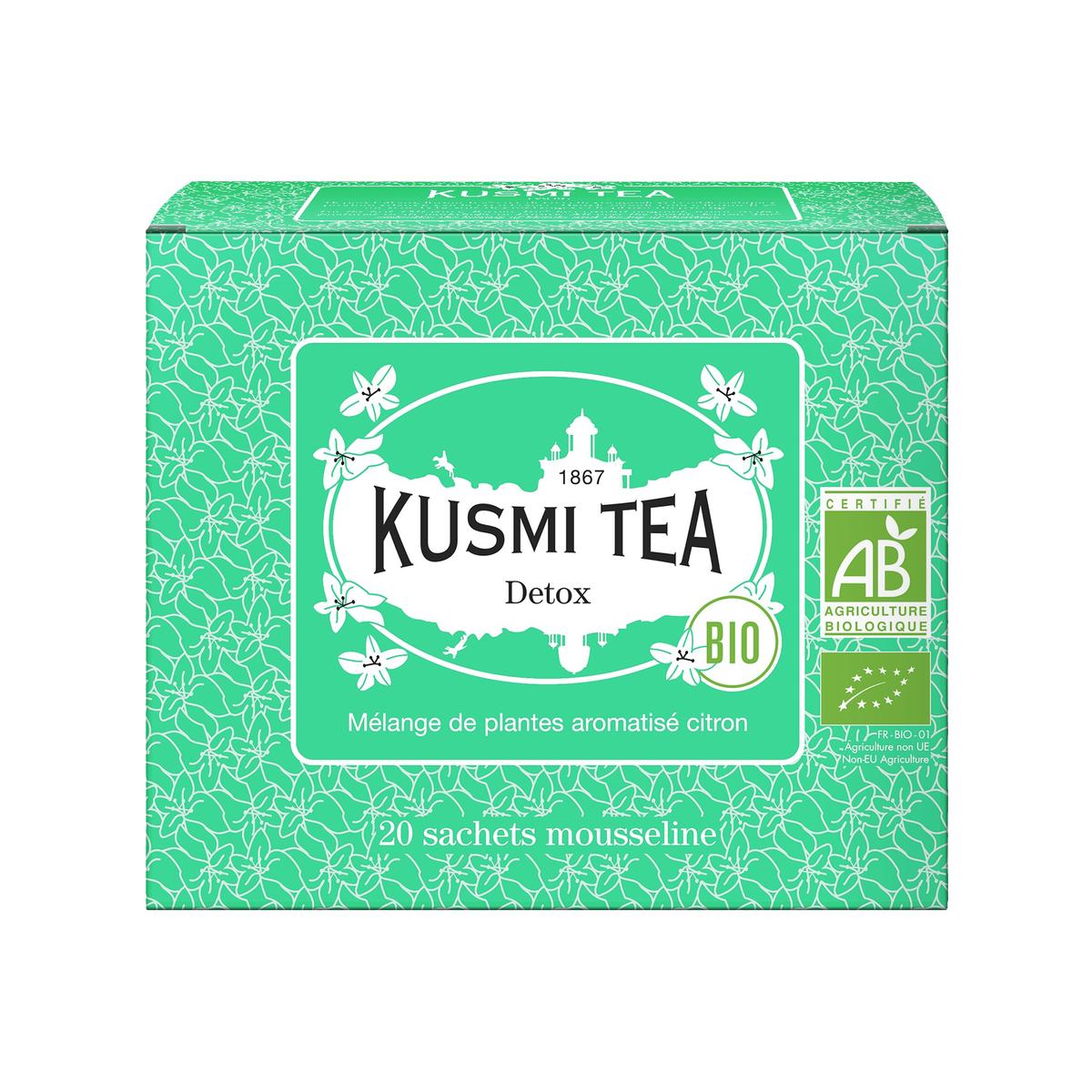 Kusmi Tea Coffret de thé en sachet Les Essentiels, 24 Sachets