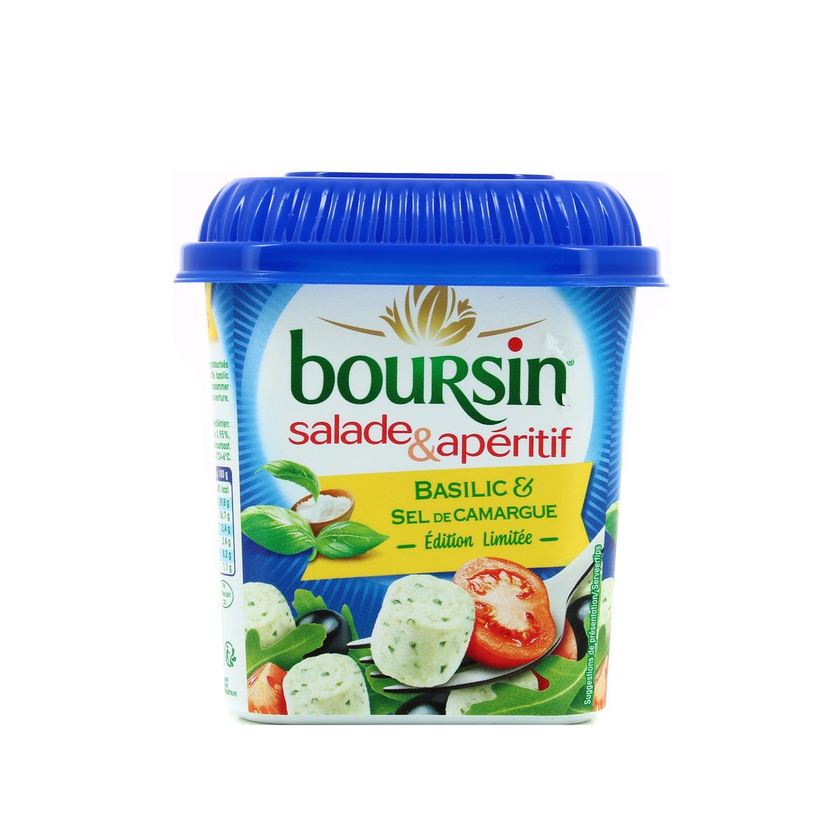 3073781132618 - Boursin - Fromage Basilic et Sel de Camargue