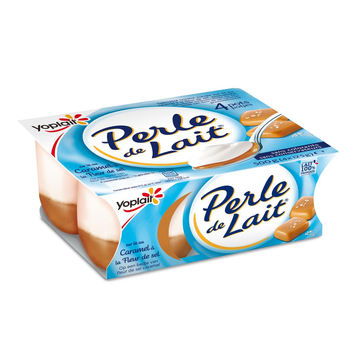 Livraison A Domicile Yoplait Perle De Lait Sur Lit De Caramel 4x125g