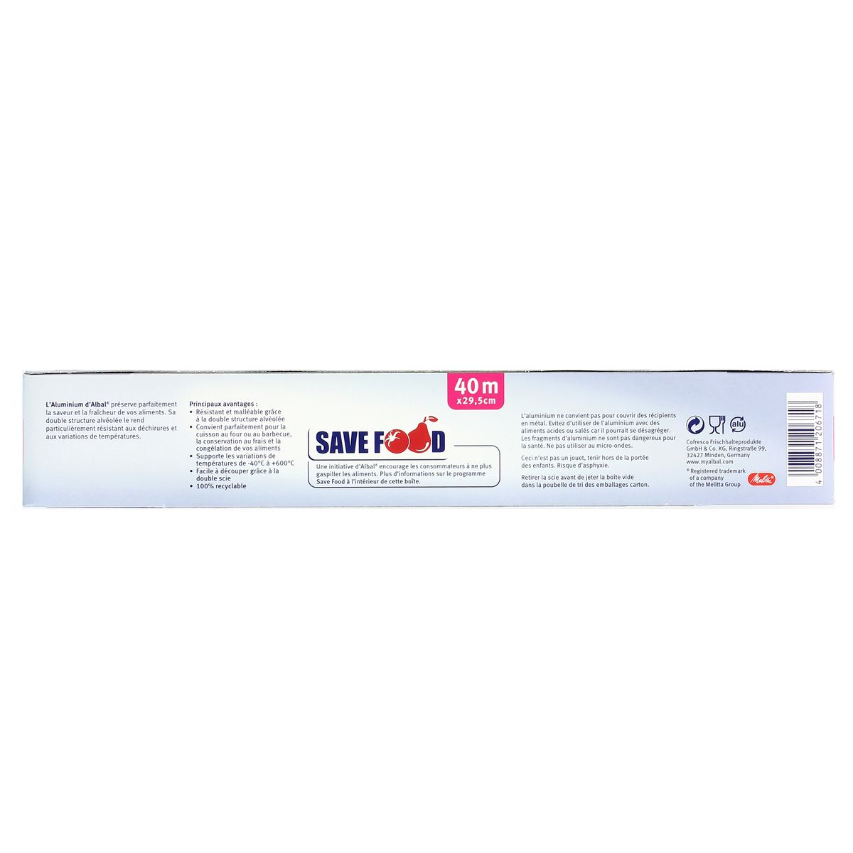 4008871206718 - Albal - Aluminium double structure alévolée