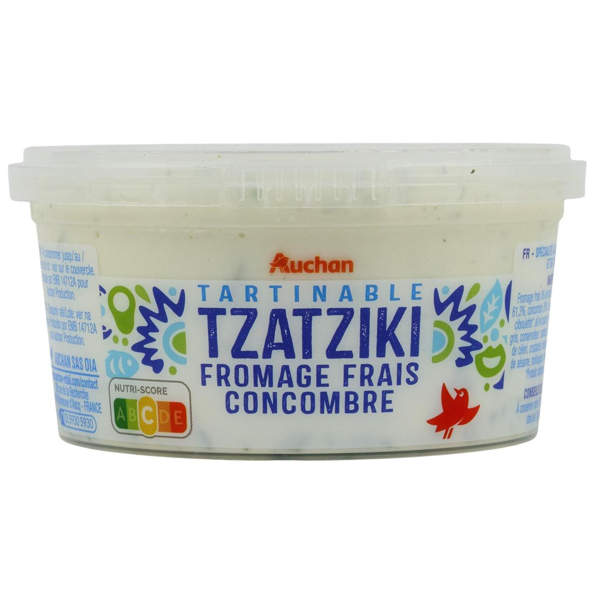 3596710466818 - Auchan - Tzatziki fromage Frais et Concombre