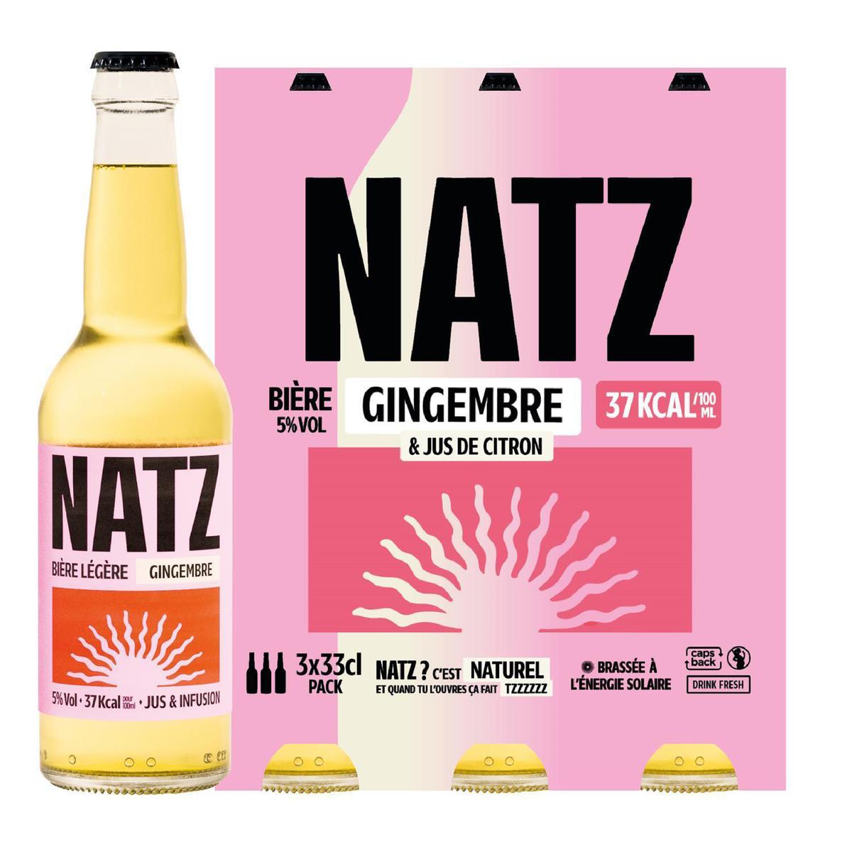 3770017198218 - NATZ - Bière aromatisée au gingembre 5°