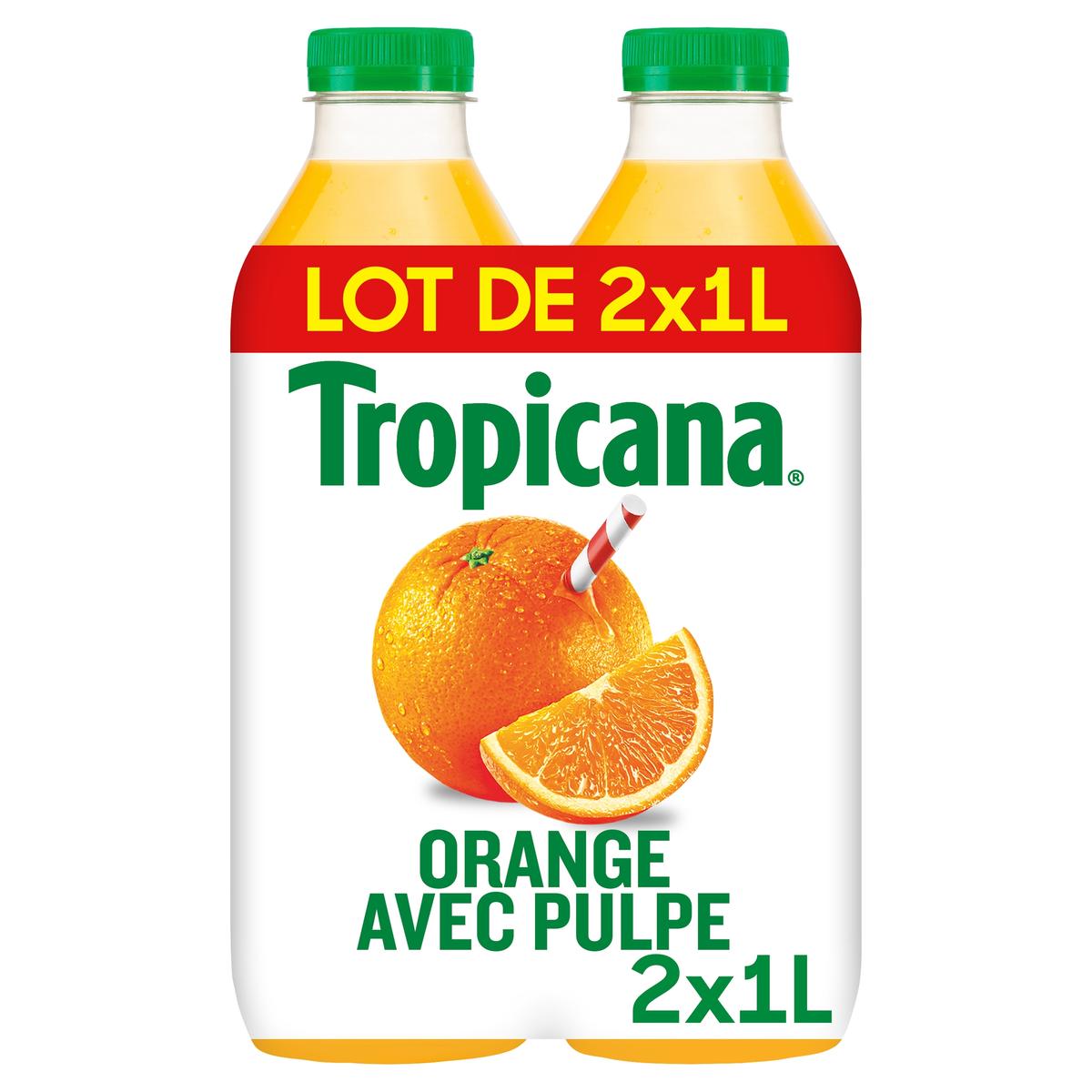 Pur jus multifruits BIO, Tropicana (bouteille en verre, 75 cl)