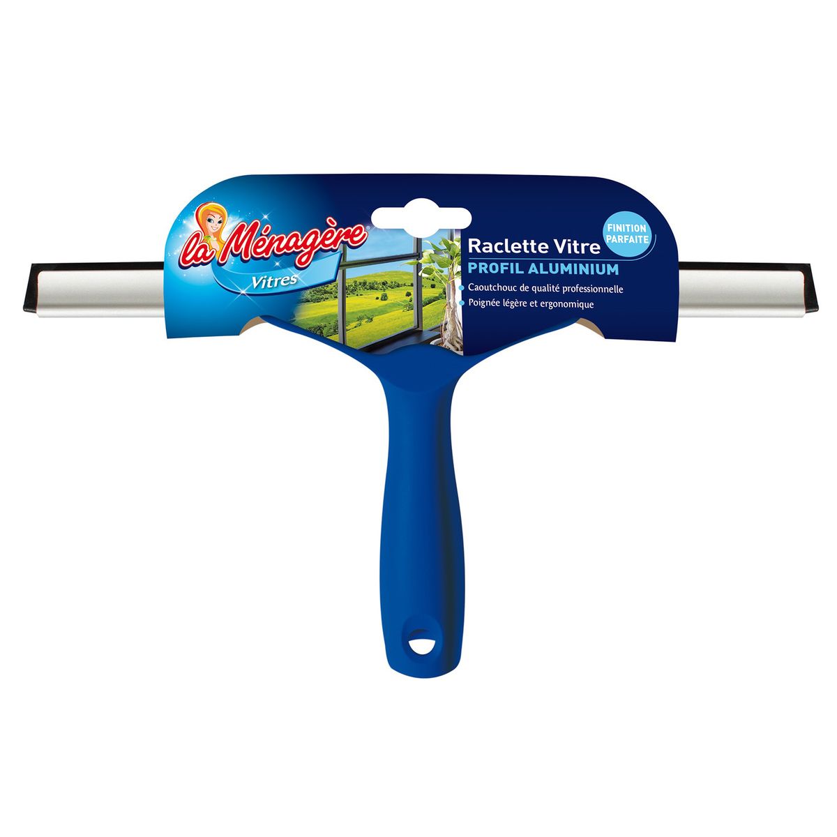 Raclette à Vitre Chromée Avec Support Mural - Design élégant Pour Salle De Bain - Pour Douche Et Miroirs
