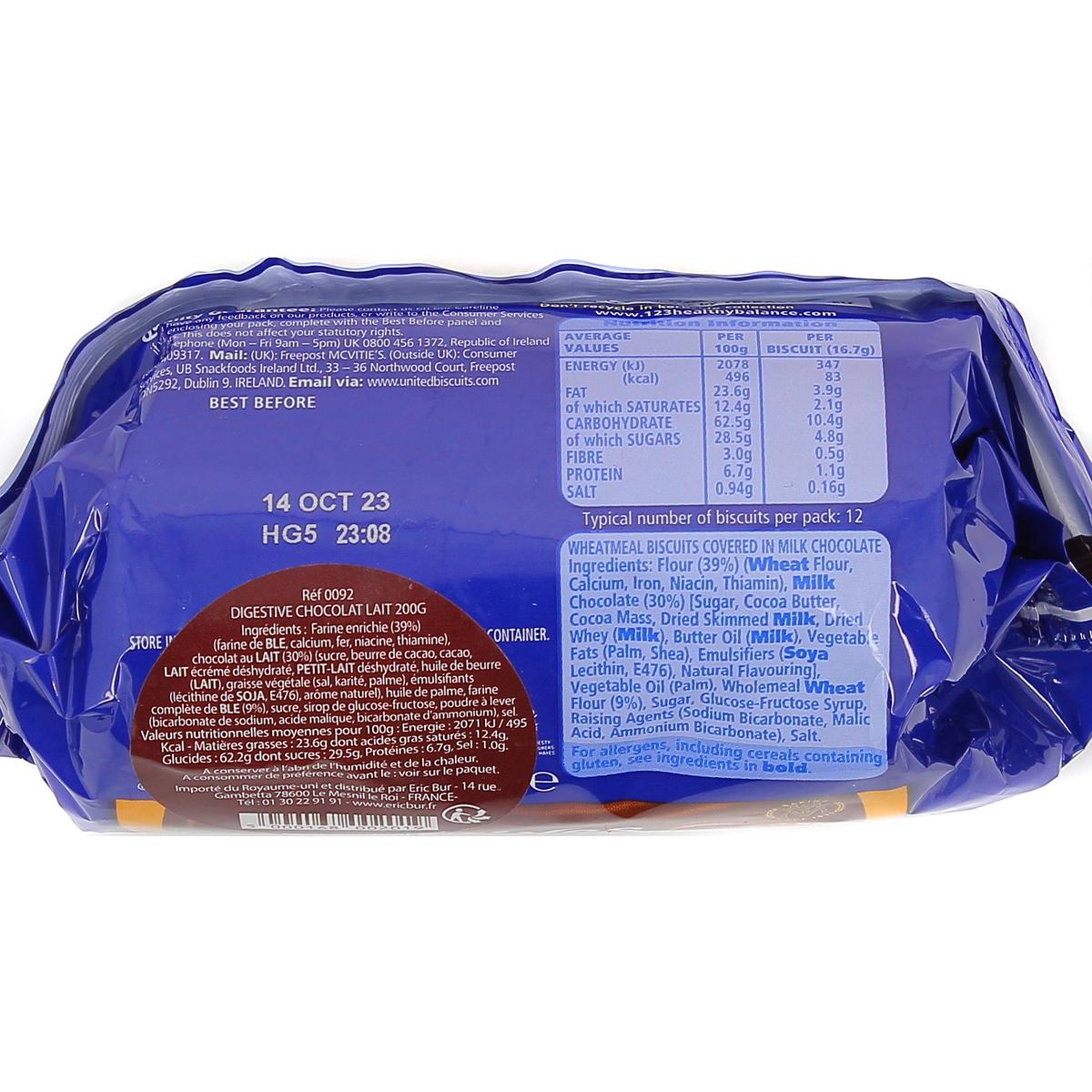 5000168002019 - Mc Vitie's - Biscuits chocolat au lait