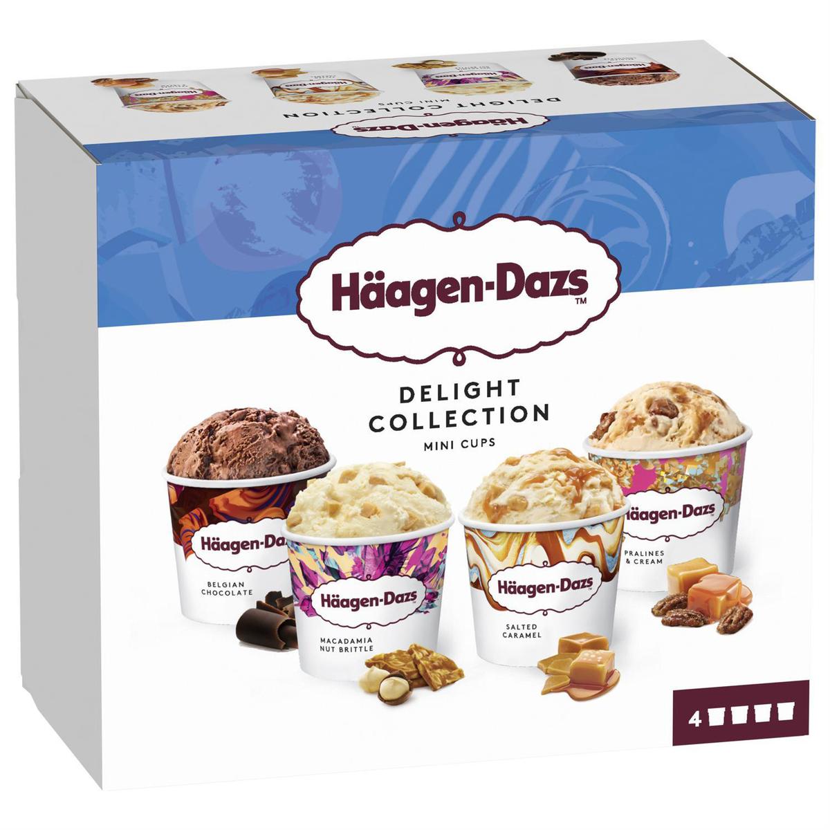 3415581552119 - Häagen-Dazs - Minis pots crème glacée Delight Collection
