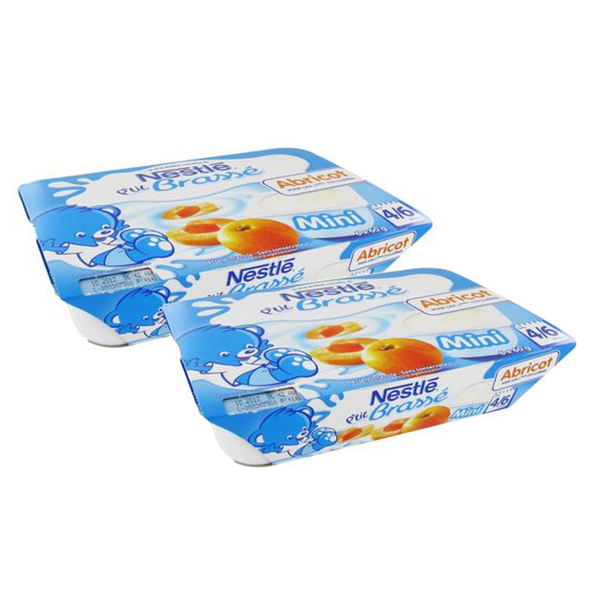 Promotion Nestle P Tits Brasse Abricot Des 4 6 Mois Lot De 2 Paquets De 6x60g