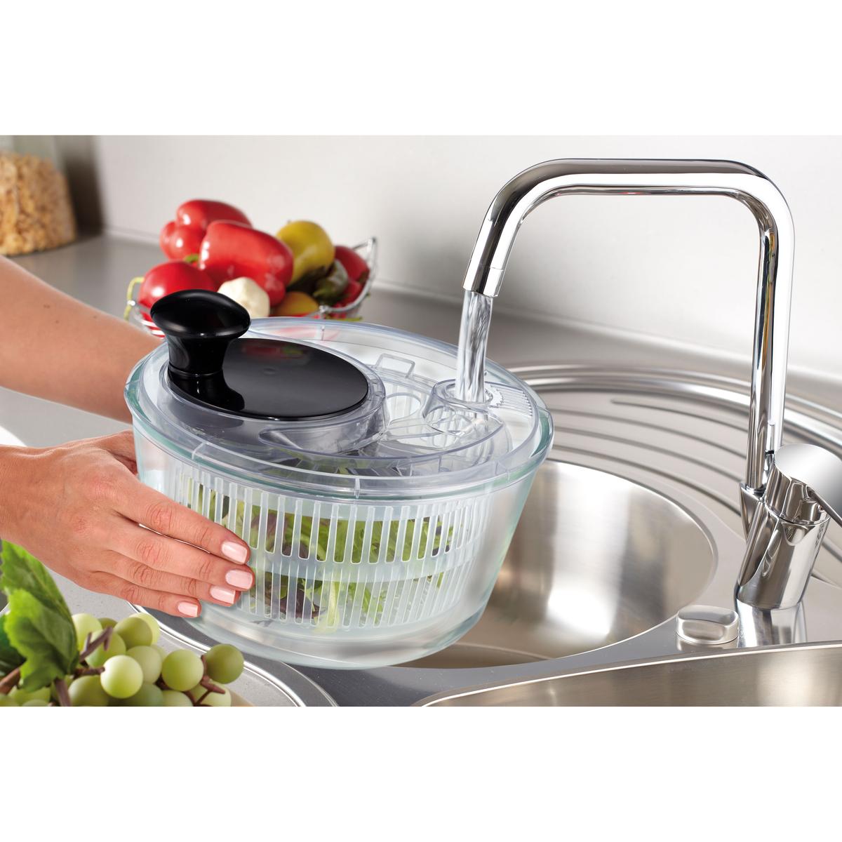 3485990312819 - Mastrad - Essoreuse a salade en verre - petite