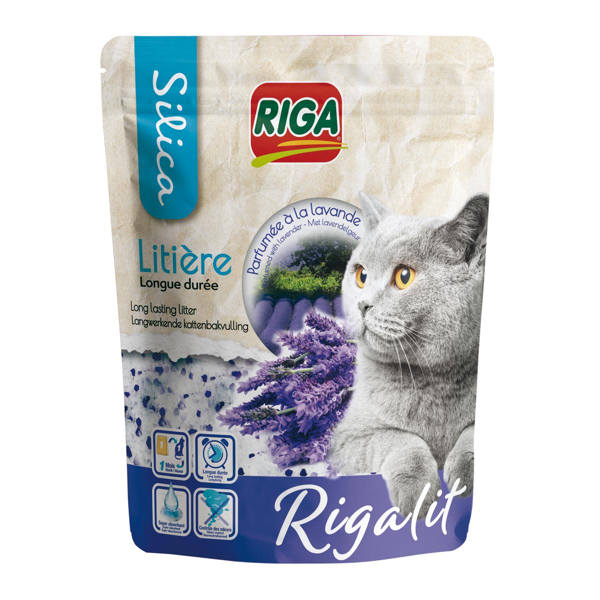 3166780054019 - Riga - Litière Riga'lit silice senteur lavande