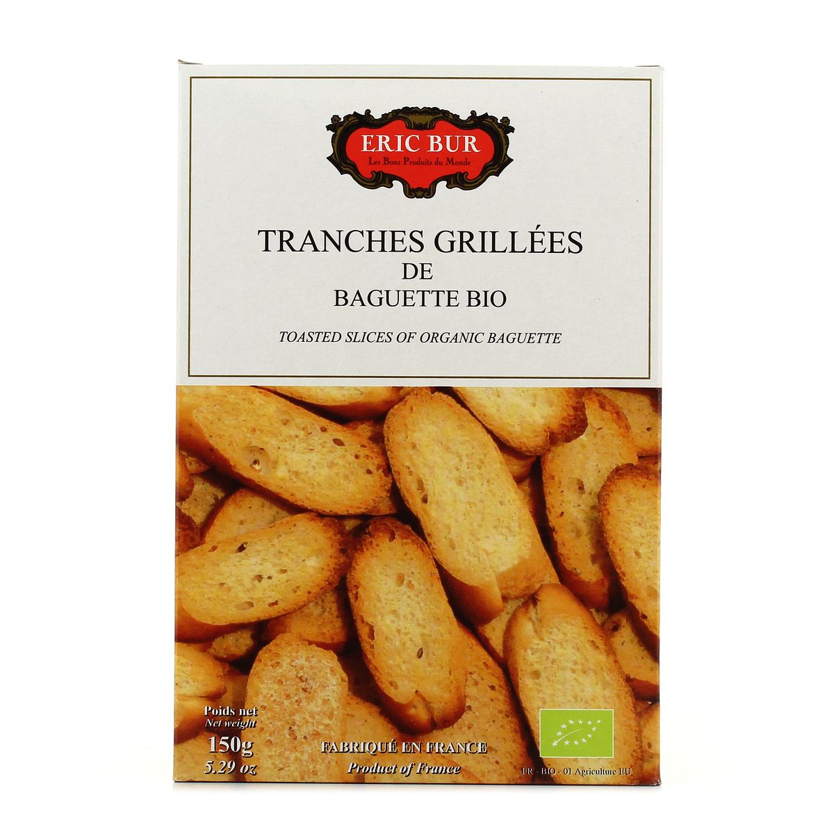 3144550004419 - Eric Bur - Tranches grillées de baguette bio