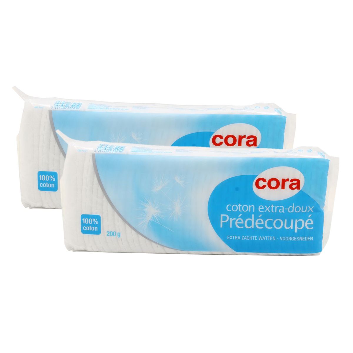 Livraison A Domicile Promotion Cora Coton Predecoupe Lot De 2x0g