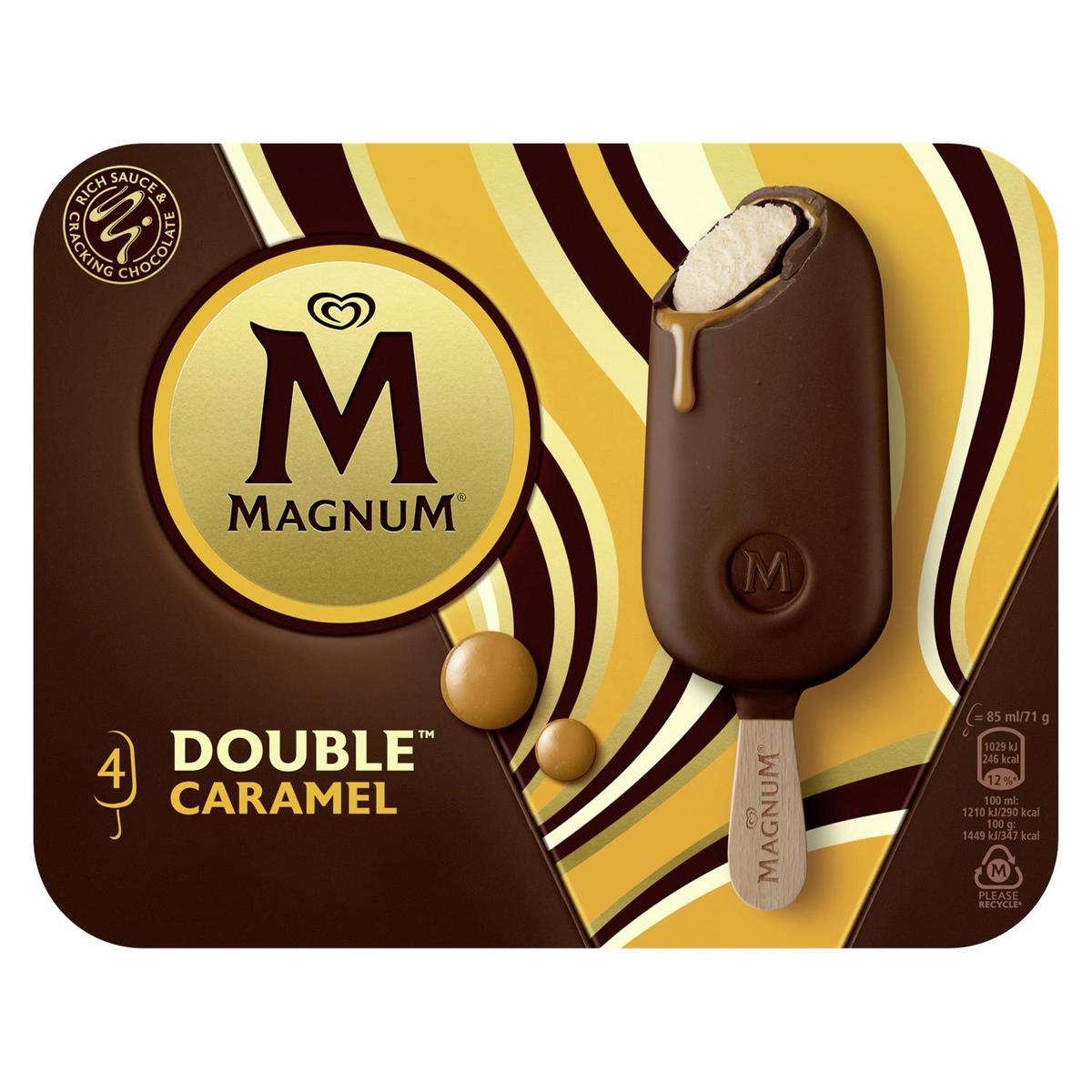 8711327577619 - Magnum - Bâtonnets glacés Double caramel