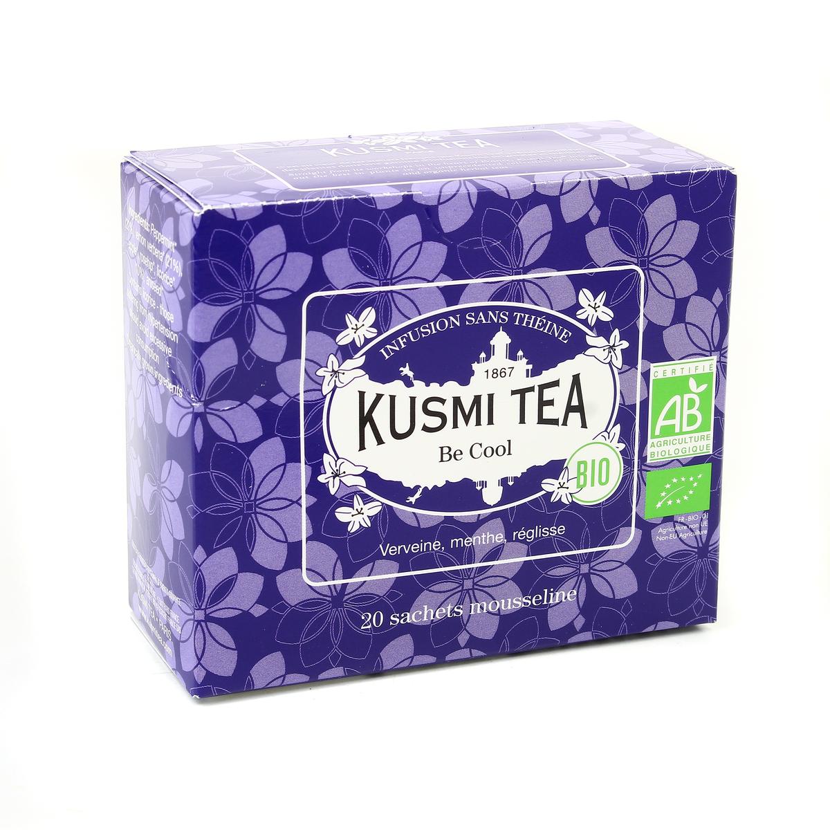 3585810089119 - Kusmi Tea - Infusion Be Coll Bio - Verveine, Menthe, Règlise
