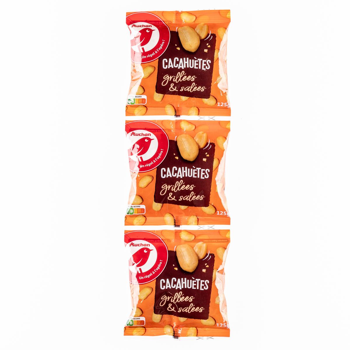8435177059919 - Auchan - Cacahuètes grillées et salées