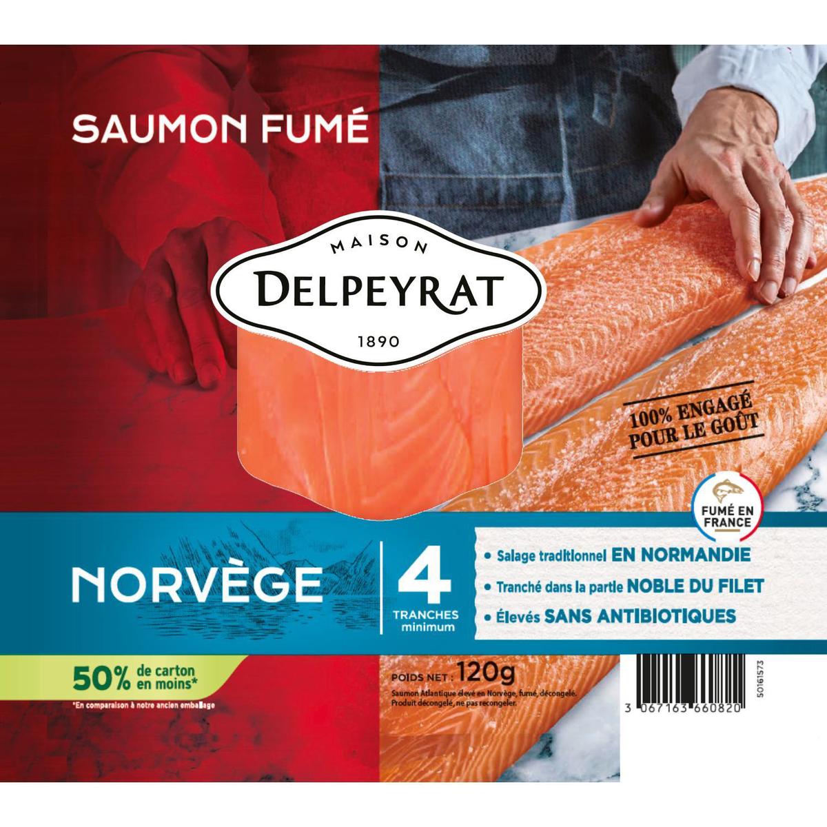 3067163660820 - Delpeyrat - Saumon Fumé de Norvège