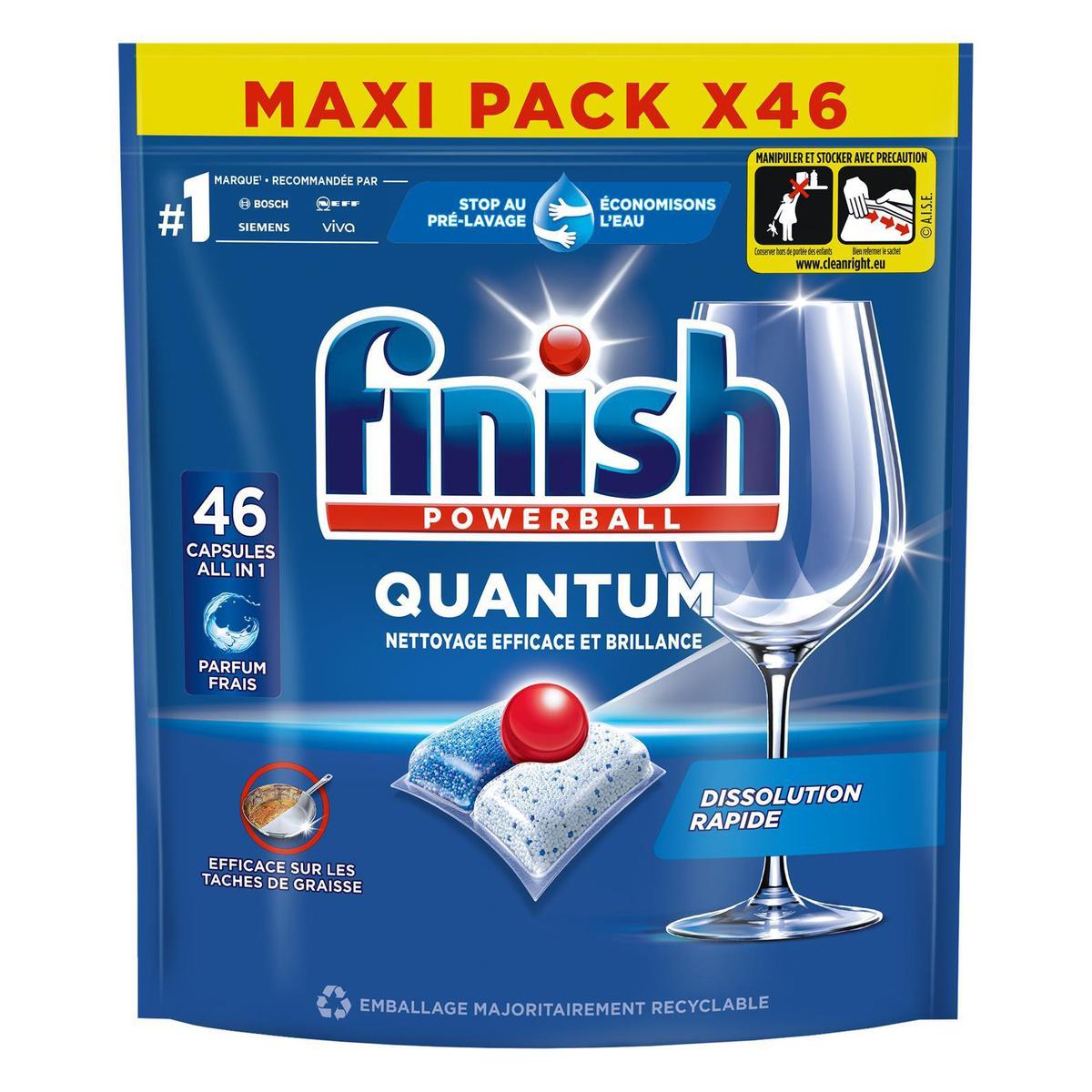 3665468402420 - Finish - Capsule lave vaisselle Quantum