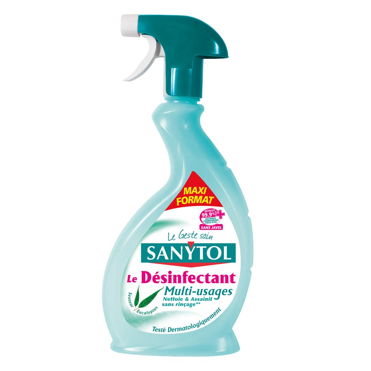 Livraison à domicile Sanytol Spray désinfectant multiusages, 730ml