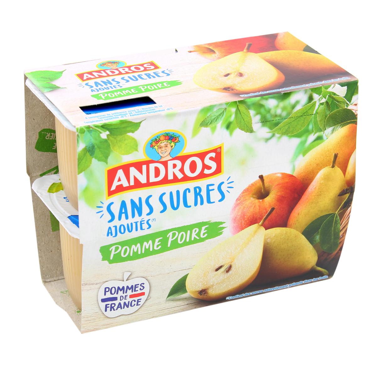 ANDROS Pomme sans Sucre Ajouté 730 g : : Jeux vidéo