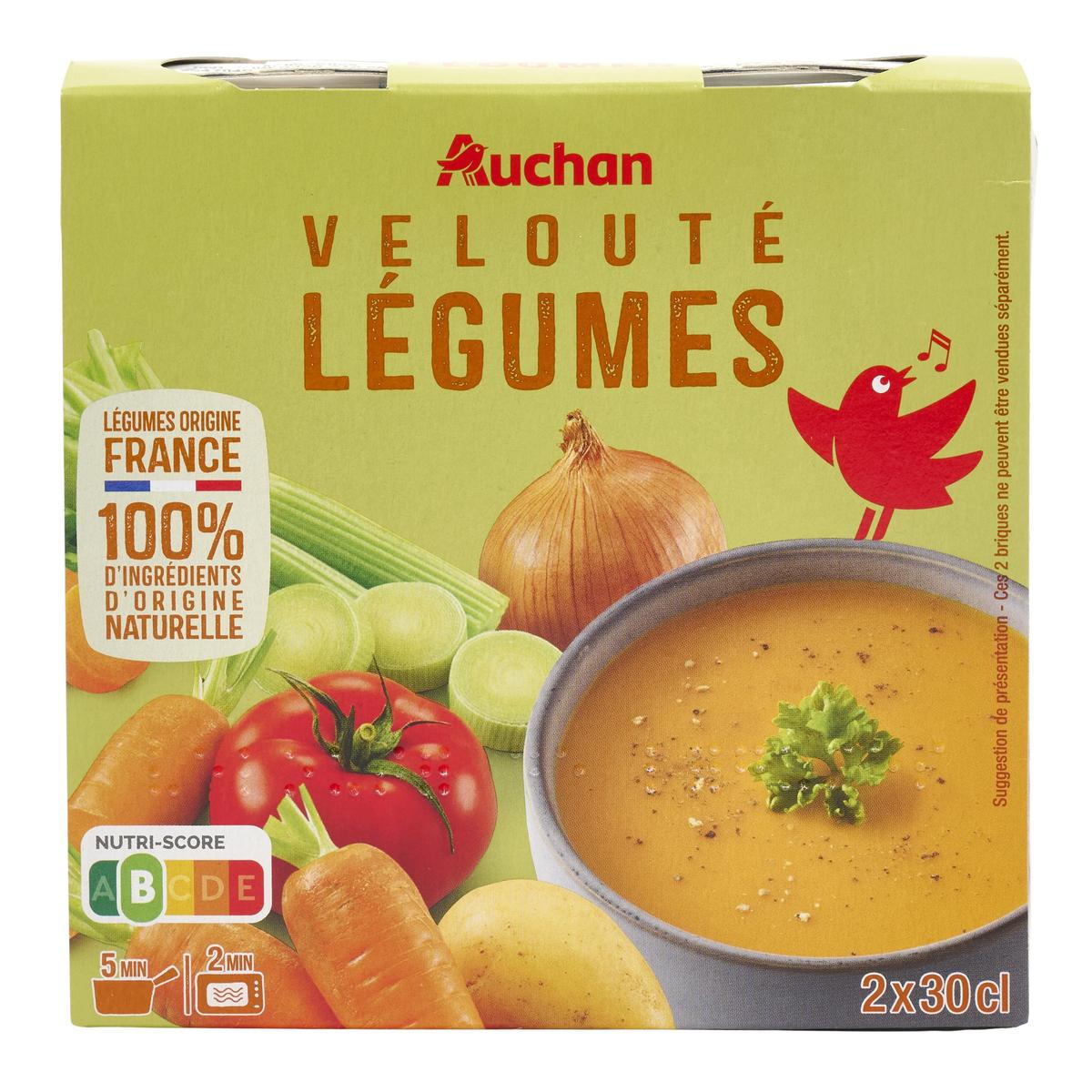 3596710494620 - Auchan - Soupe veloutée de légumes