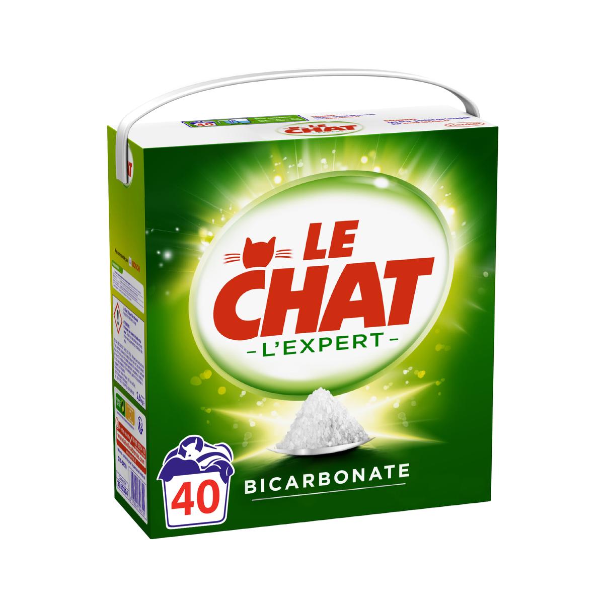 Lessive liquide Le Chat L'expert bicarbonate 25 lavages 1,25L