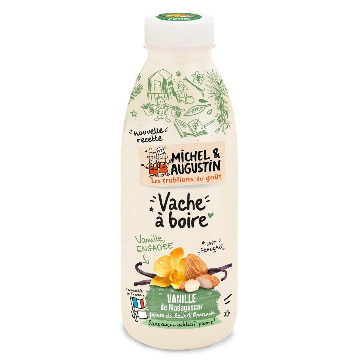 3760122967120 - Michel et Augustin - Yaourt à boire vanille de Tahiti et lait d'amande