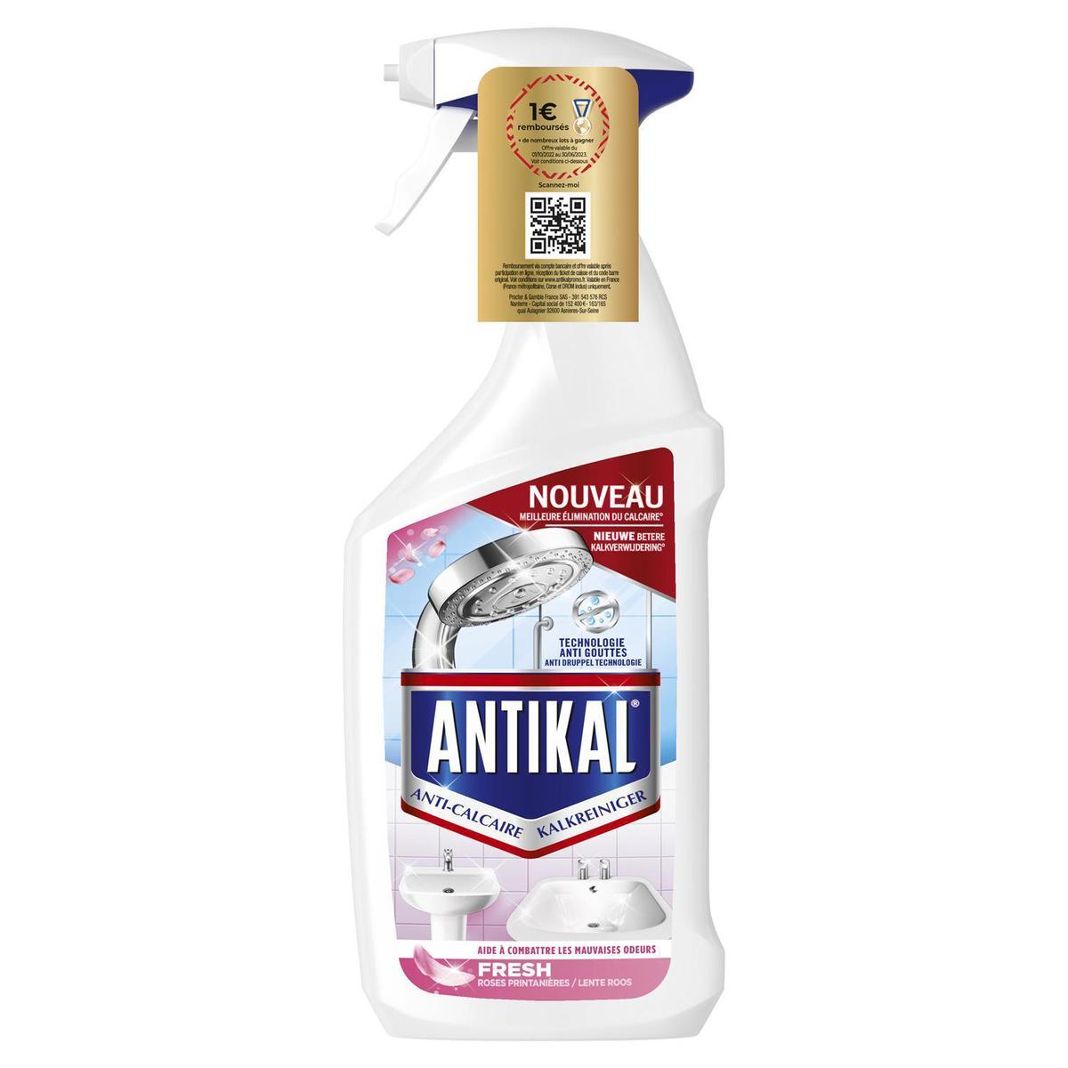 Spray nettoyant vinaigre anticalcaire Antikal - 500ml
